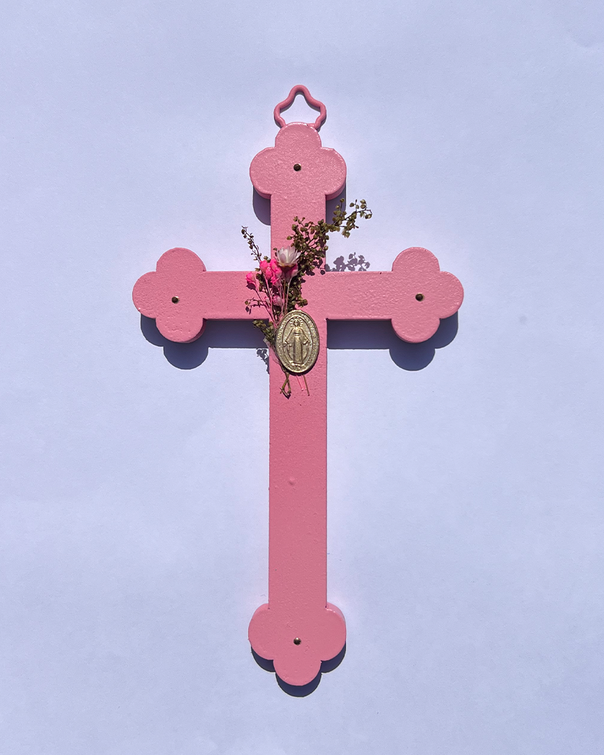 Crucifix fleuri