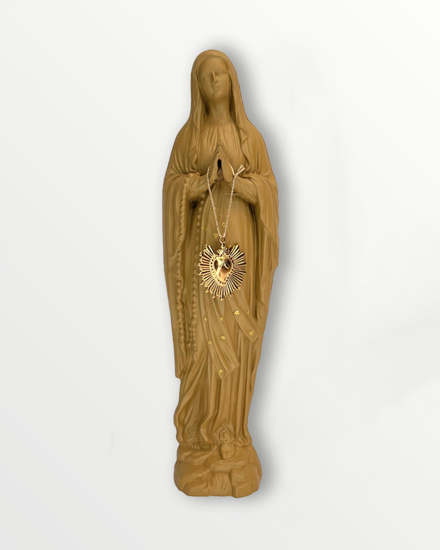 Statuette de la Vierge ex-voto